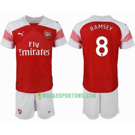 Koszulka Arsenal RAMSEY 8 Dziecięcy Domowe Stroje Piłkarskie 2018/19 Krótki Rękaw